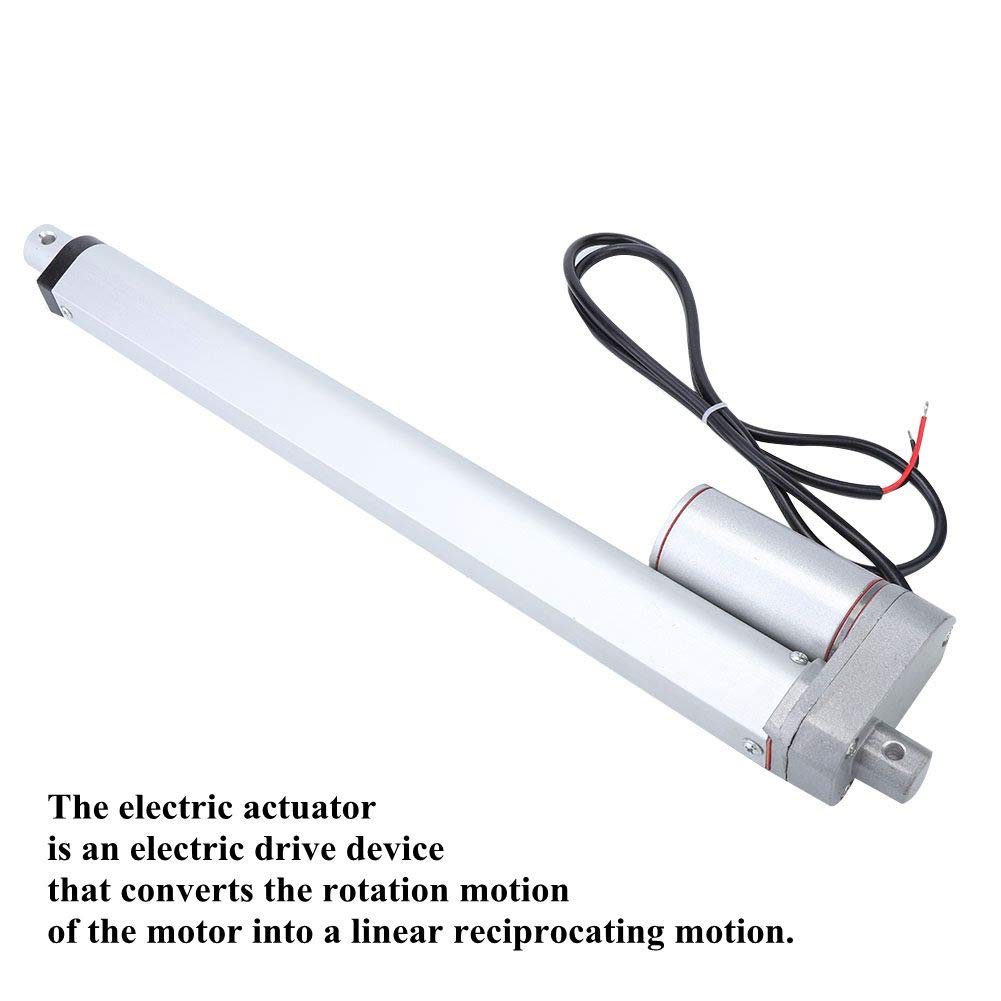 Lineaire Actuator, JS-TGZ-U1 Lineaire Actuator Elektrische DC Motor 30mm/s 300N 12V DC IP45 Actuator (Slag 400mm