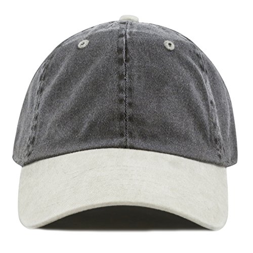 Image of The Hat Depot 100% Cotton Pigment Dyed Low Profile Dad Hat Six Panel Cap