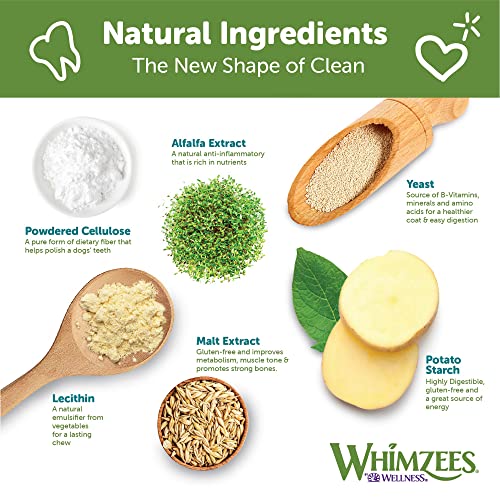 WHIMZEES by Wellness Variety Box: All Natural Dental Chews for Dogs (Medium), 28 Count – Dog Treats, Freshens Breath, Gluten & Grain-Free (Packaging May Vary) WHIMZEES by Wellness Variety Box: All Natural Dental Chews for Dogs (Medium), 28 Count – Dog Treats, Freshens Breath, Gluten & Grain-Free (Packaging May Vary)