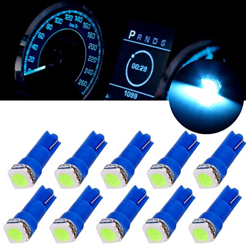 Pack de 10 Lámparas LED Azul T5 74 para Tablero miniatura 2