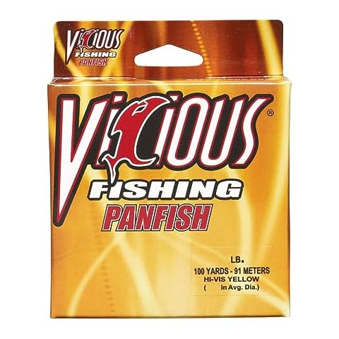 Vicious Panfish Hi-Vis Yellow Mono - 100 Yards Cover