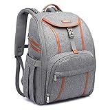 Diaper Bag Backpack, Billiton Diaper Bags for Baby Boy Girl,Baby Bags for Boys Girls ,Large Diaper Bag with Changing Station Pad, Multi-Function Waterproof Baby Diaper bag backpack, Grey