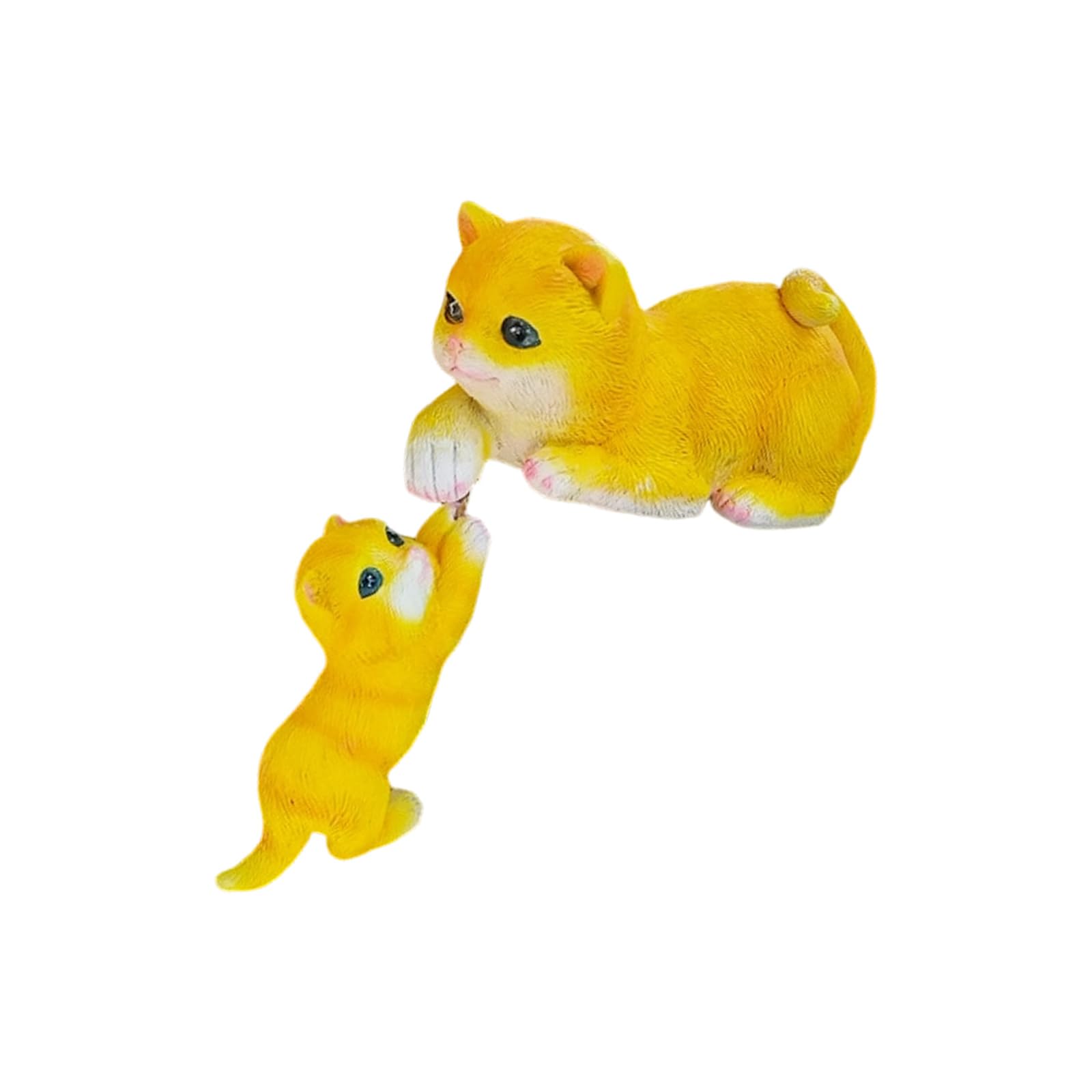 Décoration de jardin chat et chaton suspendus pour sublimer votre balcon fleuri