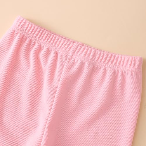 Image of DDSOL Toddler Girl Clothes Raglan Sleeve Peplum Top Heart Embroidery Pant Set Fall Winter Clothing 2-8 Years