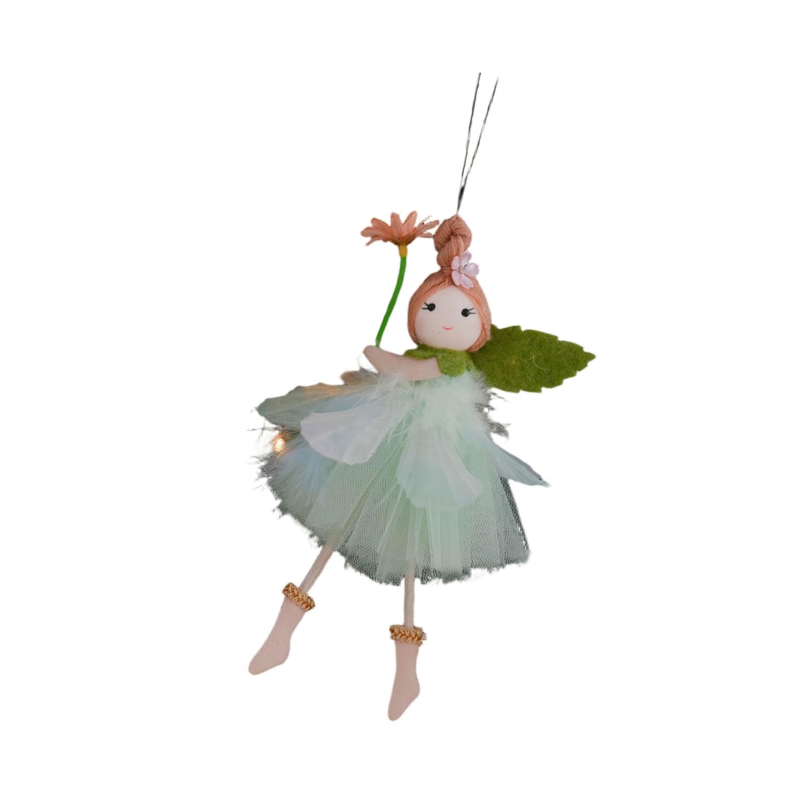 NVOQILIN Girl with Flower Hanging Ornament for Spring Festival Decoration Living Room Enhancement Accessory Bedroom Ornament