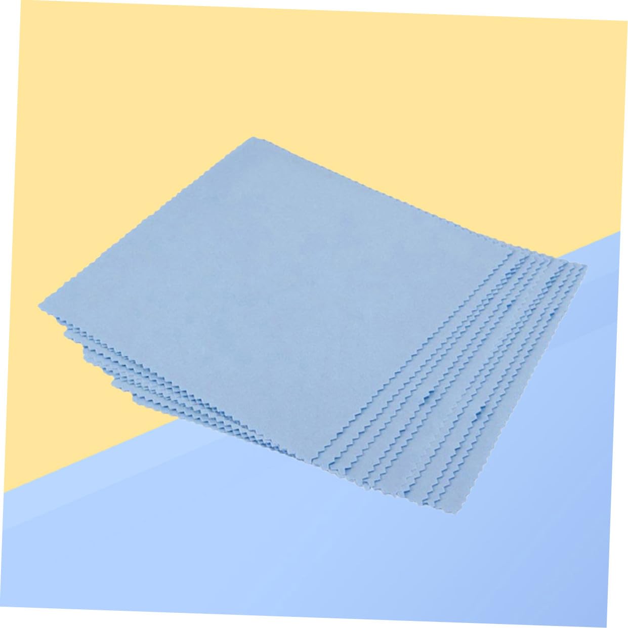 LALAFINA 80 Panni In Microfibra Per Pulizia Lenti – Blu, Formato 10x10 Cm, Senza Striature, Per Occhiali E Schermi