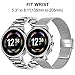 TRUMiRR Band Sets for Venu 4 41mm Women Smart Watch, Solid Stainless Steel Watchband + Mesh Strap for Garmin Vivomove 3S / Vivoactive 4S / Venu 2S / 3S / Forerunner 265S / 255S