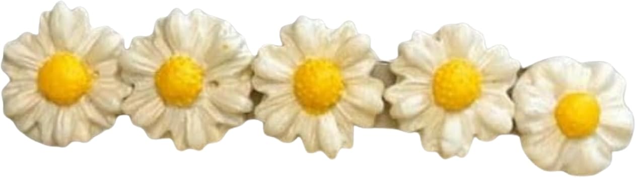 H lya 6683 4763 El Yap m  Polimer Kil Beyaz Papatya  i e i Tasar ml  Sa  Tokas  / 8 cm