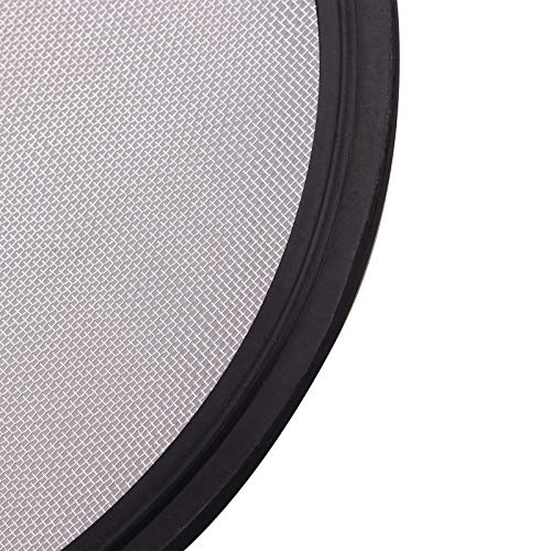 Image of DERNORD 6 inch Sanitary Gasket FKM w /Stainless Screen - Tri Clamp Clover (60 Mesh)