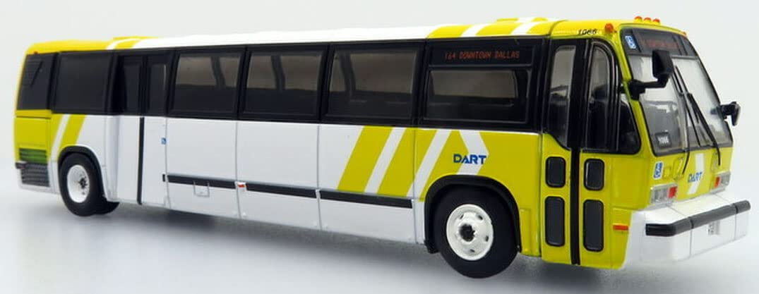 Amazon.com: Iconic Replicas TMC RTS Dallas Dart Transit Model Bus