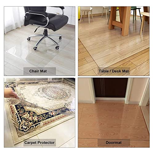 Tapis pour planchers en bois dur transparent vinyle 100x450 cm