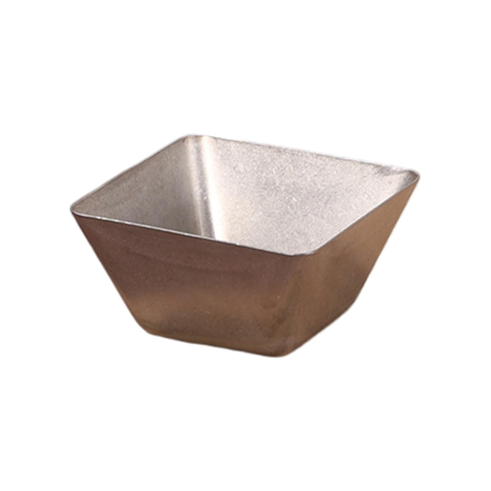 PANGBOER Styles Square Stainless Steel Dishes Elegant Retro Design Serving Dishes for Snacks Fruits and Party Serving Retro Rustless Square Tray