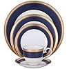 Elevate Your Dining Experience: Buy the Noritake Odessa Cobalt Gold 5-Piece Setting Today – Noritake
