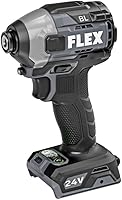 Vista 9 de FLEX FX1331-1A taladro inalámbrico sin escobillas de 24V 1/4-pulgada compacto con modo de tornillo autoperforante, kit con batería de litio de 2.5Ah