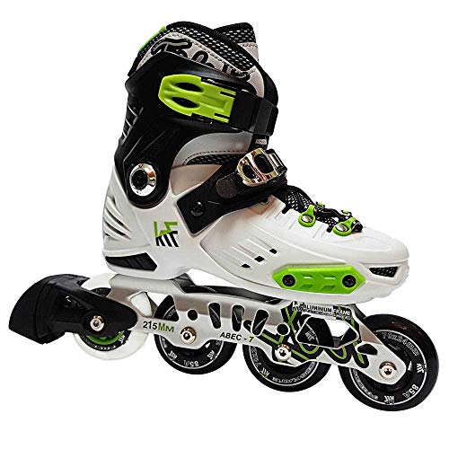 KRF Freeskate First Patines en línea, Mujer, Blanco/Lima, S (28-31)