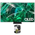 SAMSUNG QN55S95CAFXZA 55 inch HDR Quantum Dot OLED Smart TV 2023 Bundle with 2 YR CPS Enhanced Protection Pack