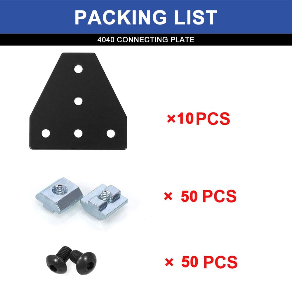 Amazon.com: Seekliny 10pcs 4040 Extrusion T Plate Joining Corner