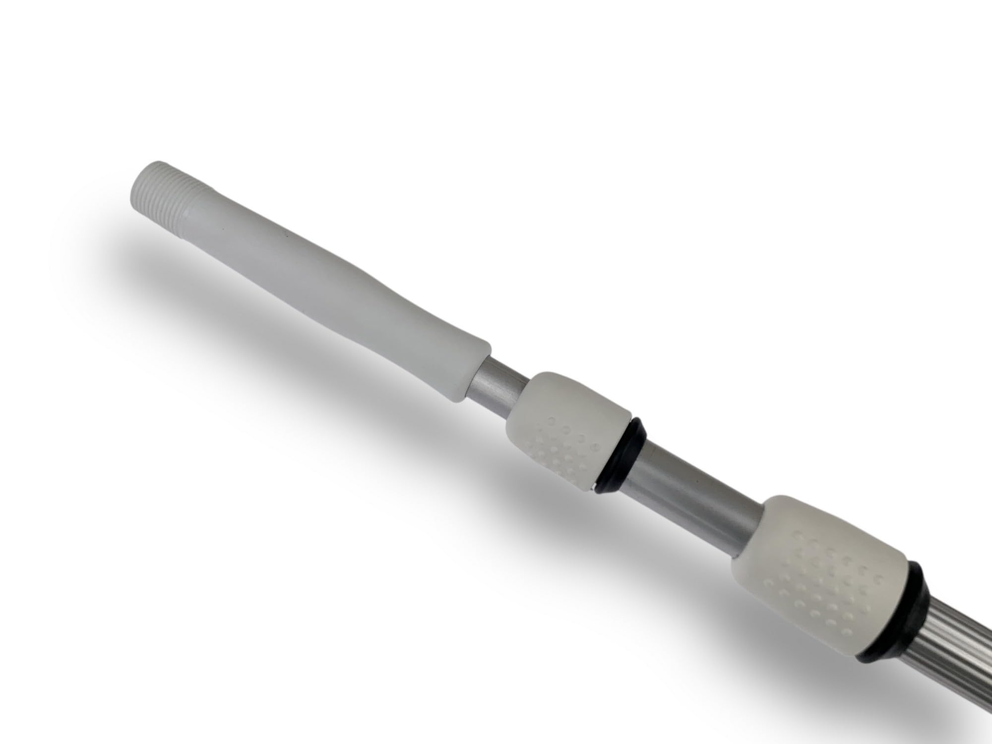 Kibros Tête de Loup Balai télescopique 5,50 m 2 brosses Ø 180 mm Poils Doux Poils durs