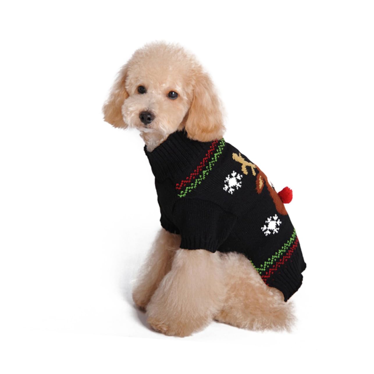 BESPORTBLE 2 Pz Vestiti per Cani di Natale Maglione Autunnale e Invernale Piccolo Cane Abbigliamento per Animali Chic Abbigliamento per Animali Unico Autunno Capi di Abbigliamento Carino