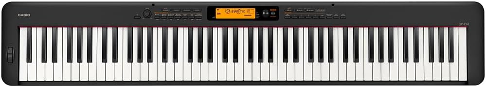 CDP-S360BK (KP81) Beginner's Piano with Scaled Hammer Action 88 Keys, Duet Mode, Headphone Jack and Midi support