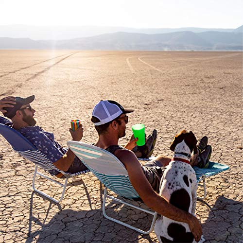 Silipint Silicone Pint Glasses, Unbreakable, Reusable, Durable, And Shatterproof 16-Ounce Silicone Cups For Parties, Sports, And Outdoors, Mountain Marble, Pack Of 4 #TOP5