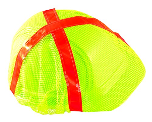 Occunomix V896-RY High Visibility Regular Brim Hard Hat Cover, Yellow,