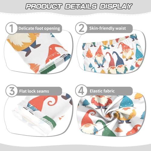 Kids High Waist Cute Gnome Dwarfs Leggings for Toddler Girls 4T 202b53443