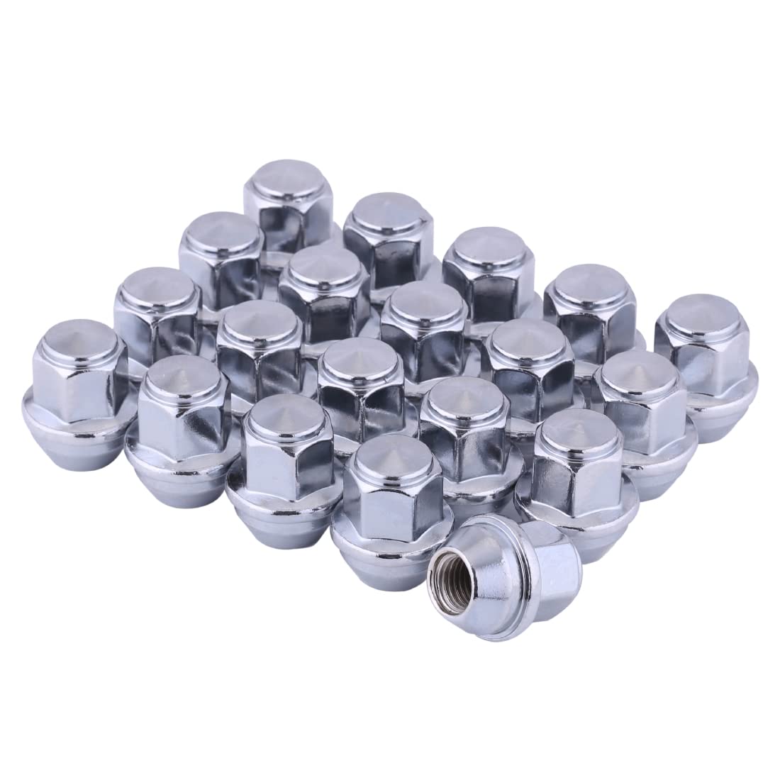 M12x1.5 Lug Nuts Chrome Lug Nuts M121.50 Acorn Lug Nuts 12x1.5 19mm Hex 32mm Long Set of 20 Lug