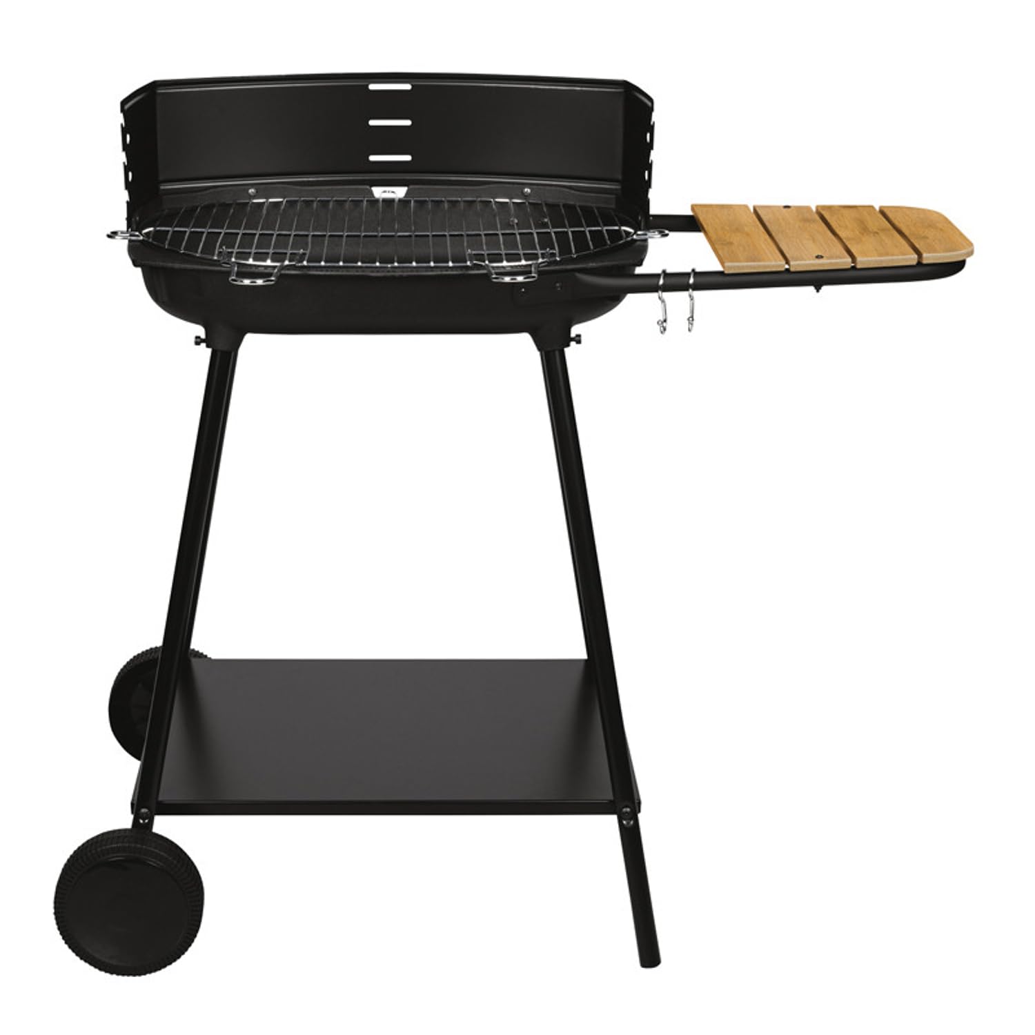 Barbecue à charbon de bois SOMAGIC BASILIC - Cuve en fonte - Grille en acier chromé - Pour 10 convives - Dimensions grille: 50,5 x 33 cm - Fabriqué en France