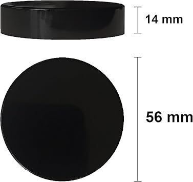 Afracam 100 ml Cam Kavanoz Amber 100 cc Kozmetik Krem Kavanozu Siyah Kapaklı 6 Adet