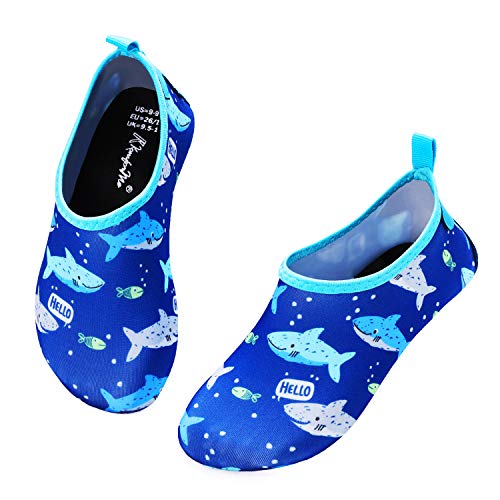 Kkomforme Kids Beach Water Shoes Non-Slip Quick Dry Swim Barefoot Aqua Pool Socks Shoes for Boys and Girls Toddler