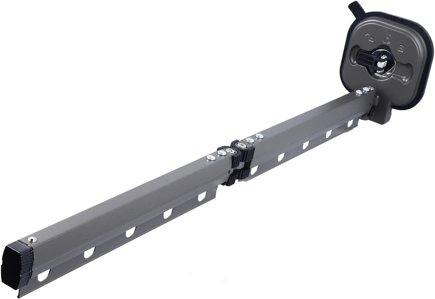 Retractable Clothesline Windproof Holes Clothes Airer Space Saving Powerful Suction Cup for Balcony (#1)