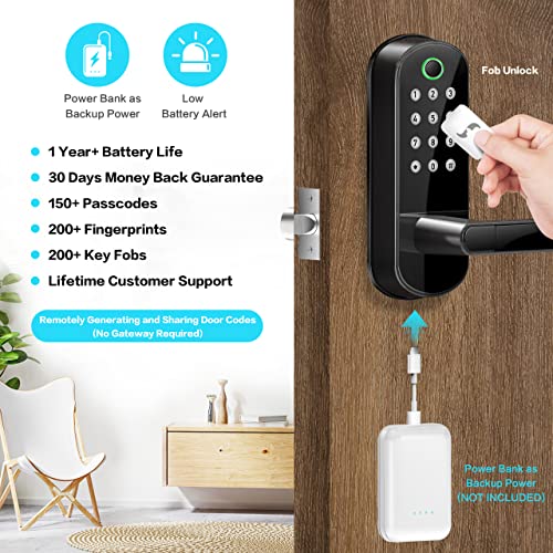 Sifely Smart Lock, Keyless Entry Door Lock, Smart Door Lock With Handle, Smart Lock For Front Door, Keyless Door Lock, Fingerprint Door Lock, Biometric Door Lock, Keypad Door Lock, Digital Door Lock #TOP2