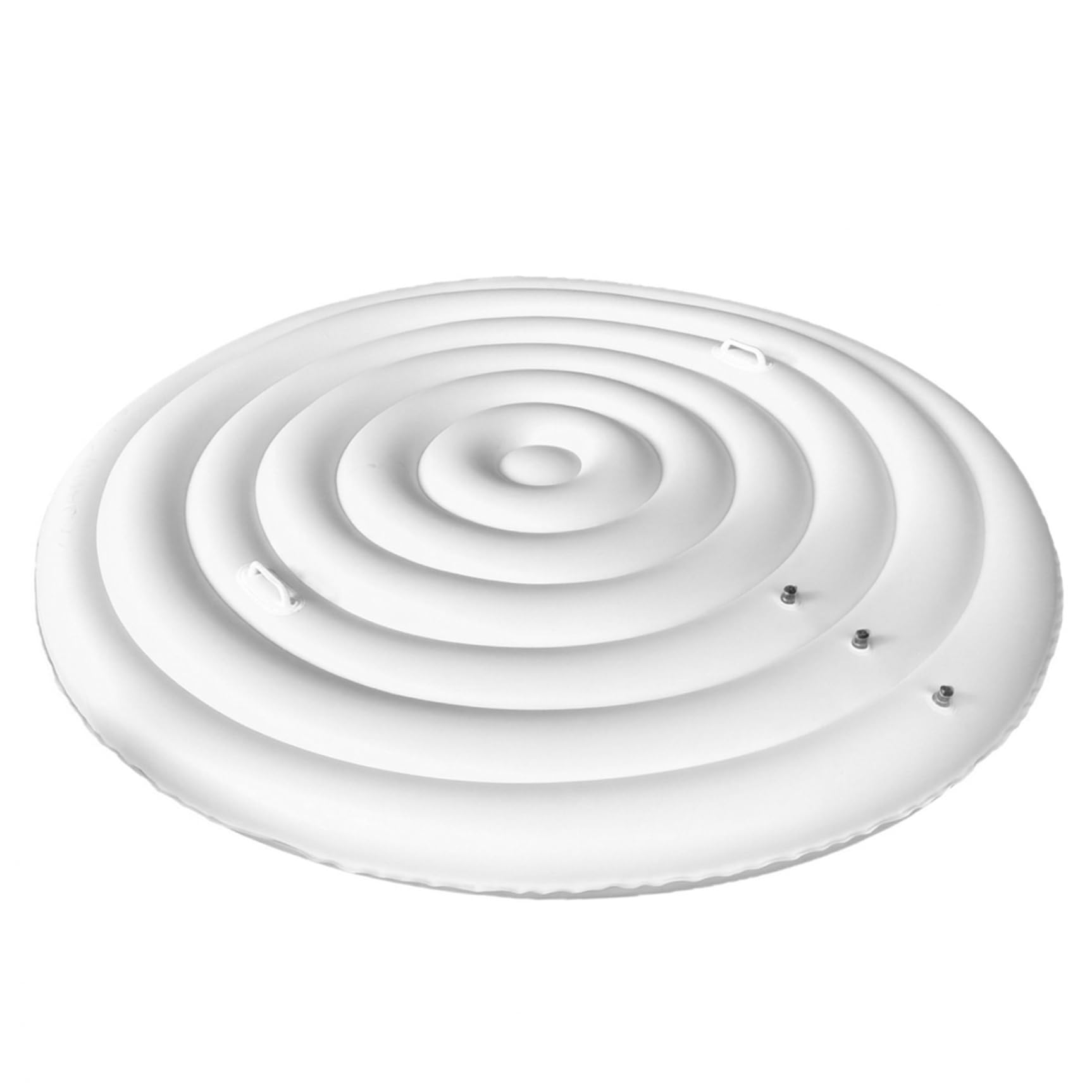 Cubierta para bañera de hidromasaje: Tapa de Repuesto de PVC Ajustable para bañeras Redondas de 4 a 6 pies, con asa