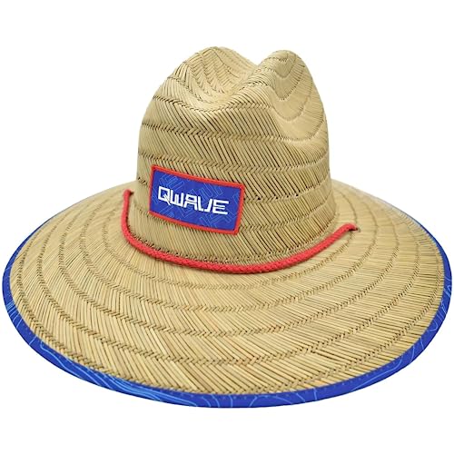 Sombreros de paja Qwave para mujer con diseño tropical miniatura 2