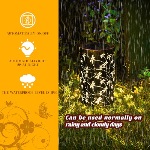 Solar-Lanterns-Outdoor-Waterproof-Dragonfly-Hanging-Solar-Lantern-Solar-Lanterns-Garden-Decor-LED-Decorative-Solar-Garden-Lights-Delicate-for-Patio-Yard-Pathway-Landscape Solar Lanterns Outdoor Waterproof Dragonfly Hanging Solar Lantern Solar Lanterns Garden Decor LED Decorative Solar Garden Lights Delicate for Patio Yard Pathway Landscape