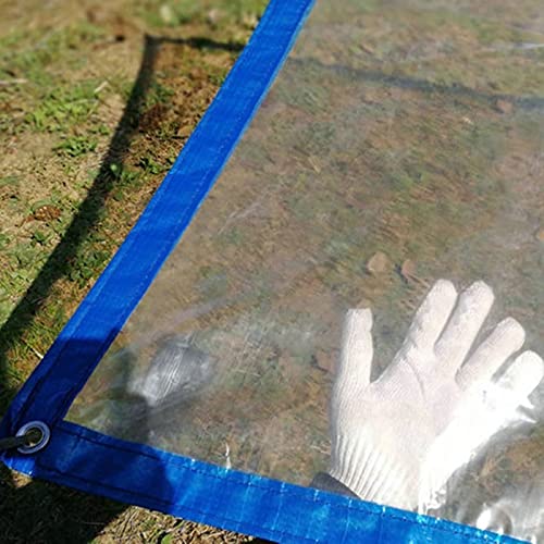 Paño de lluvia de plástico transparente impermeable 2x2.5m PE 7