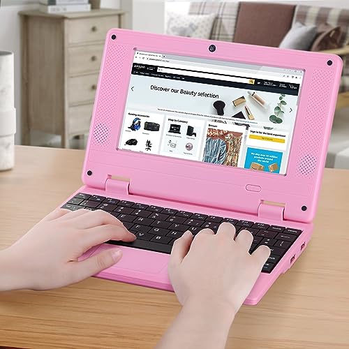 Image of GBook Laptop Computer(7 inch), Quad Core Powered by Android 12.0, Netbook Computer with WiFi, Webcam and Bluetooth, Mini Laptop with Bag, Mouse, and Mouse Pad for Kids
