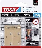 Vis adhésive rectangulaire tesa pour la brique et la pierre 10 kg, 2 pièces