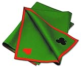 Calidad Fournier Outletdelocio. Tapete de juego para cartas. Alta calidad. Fieltro de pura lana 100% de 400 gramos /m2. Tamaño 90x90 cm