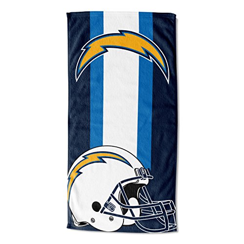 Image of Northwest NFL Los Angeles Chargers Unisex-Adult Beach Towel, 30 inch x 60 inch, Zone Read