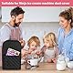 SUNJULY Eismaschine Abdeckung für Ninja Creami NC501, NC301, NC299AMZ, Wasserdichte Staubschutz Schutzhülle, Ice Cream Maker Abdeckung, Ninja Eismaschine Zubehör, 43 x 28 x 28 cm (Schwarz)