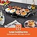 Geepas Teppanyaki Grill – Smokeless, Non-Stick, Adjustable Temperature - Easy-To-Clean, Removable Grease Tray, detachable cord – Indoor BBQ, Large Cooking Surface for Pancakes, Barbecue, Eggs and More