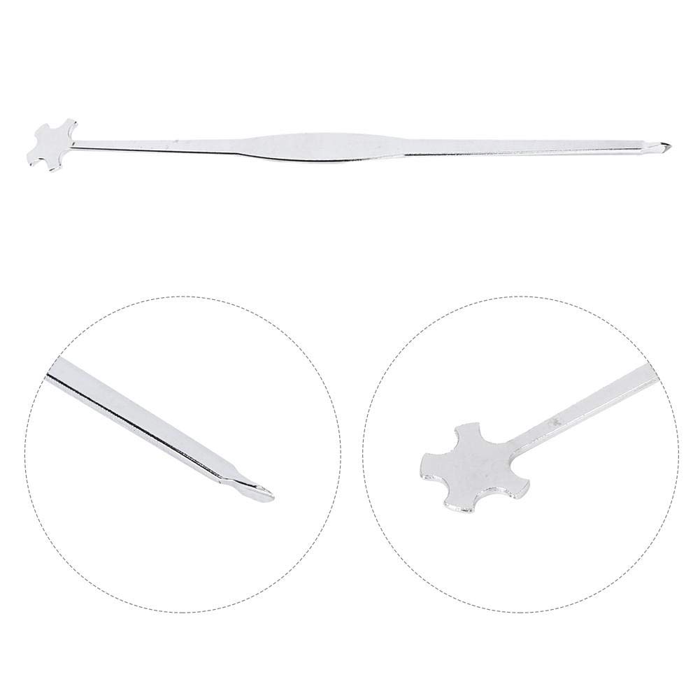 10 Pcs Violon Sound Post Set, En Bois Violon Colonne Épicéa Sound-post En Acier Inoxydable Sound Post Setter Installé Outil
