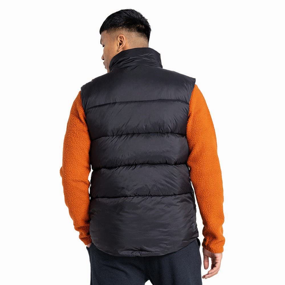 Dare2b Mentor Mens Gilet Bodywarmer Jacket acabado repelente al agua reciclado, chaqueta acolchada con cuello alto, cremallera completa y 2 bolsillos bajos con cremallera