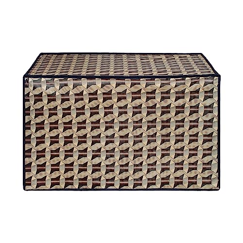 Image of DREAM KING Stylish Design & Printed Microwave Oven Cover Full Closure |waterproof & Dustproof Oven Cover Suitable for All Models - Multicolour SA06
