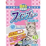 常陸化工 【日本製】 紙製猫砂 ファインブルー せっけんの香り 7L×6袋