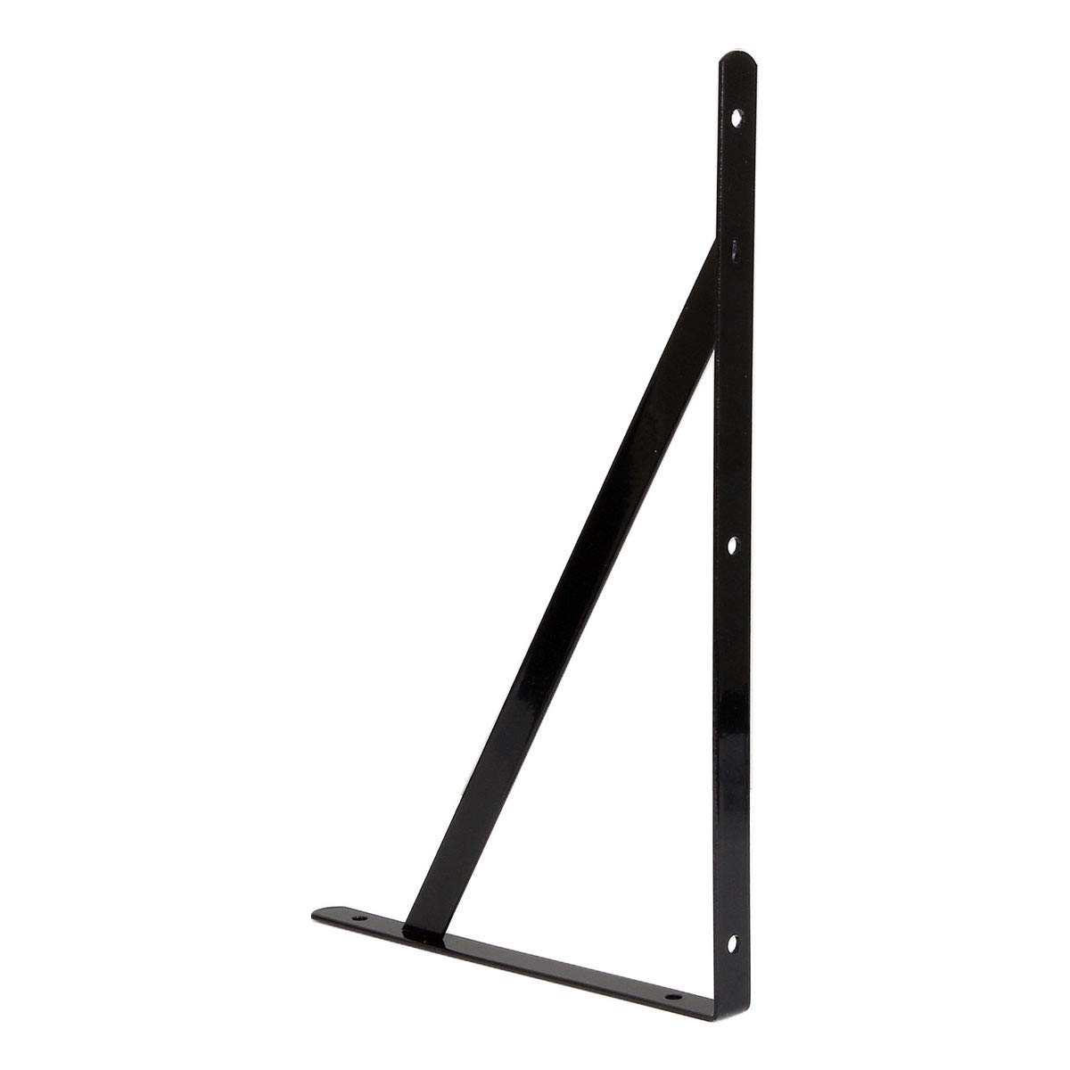 STARVAST Equerre Etagere Murale, 10 Pcs Supports Triangulaires (10, Noir, 300X190X2MM)