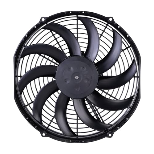 Spal 30101522 Puller Fan (12" Medium Profile ; Curved Blade; for Use W/ 25Amp Fuse at 13V), 1 Pack by Spal - Image 3