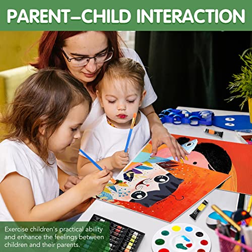 Esrich Canvases For Painting 36Pack/9Size,Square Canvas With 4*4",6*6",8*8",Rectangle Canvas With 5*7", 8*10", 9*12", 11*14",Round Canvas With 8*8",10*10",Painting Canvas For Oil & Acrylic Paint #TOP4